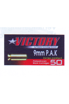 P.A.  Platzpatronen cal.9mm Nitro 50 St?ck