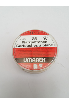 Platzpatronen cal.315mm Inh.25St.