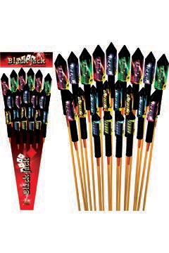 Black Jack  21 teilig Raketensortimrnt.