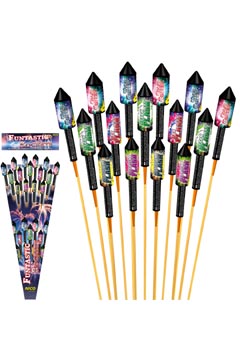 Funtas Stig  Rockets  15 teilig Raketensortimrnt.