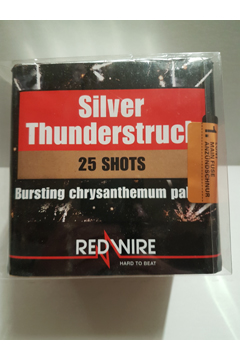 Silver Thunderstruck  25 Schuss Buketts-Batterie
