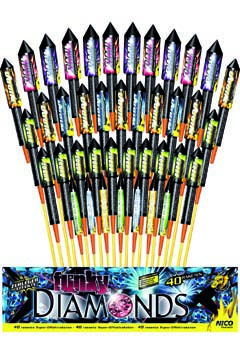Funky  Diamonds   40 Raketen.-Blister