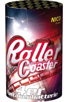 Roller Coaster  Fontäne Batterie   90 Sek  4m