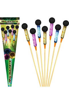 Ring  Rockets    7  Raketen.-Blister