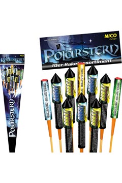 Polarstern   10 Raketen.-Blister