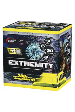 Extremity   20 Schuss, Effekth?he ca. 40 m, feuert ca. 20 sec.