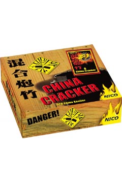 China-Cracker  40 Päckchen in einem Paket (Schinken