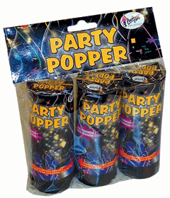Party - Popper  Inh. 3 St?ck    kein Feuerwerk
