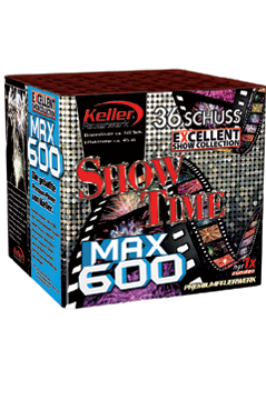 Show Time    36 Schuß ca. 500g Nettoexplosivstoffmasse (NEM)