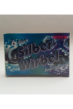 Silberwirbel = 6 St?ck im P?ckchen