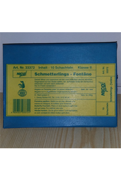 Karton ohne Inhalt Schmetterling-Font?ne