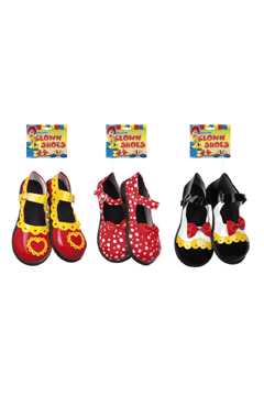 Clownschuhe Damen 3 verschiedene Farben