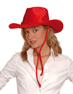 Cowboy Hut Brad Luxe rot