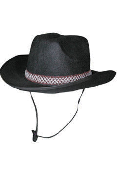 Cowboy Hut Dallas Schwarz