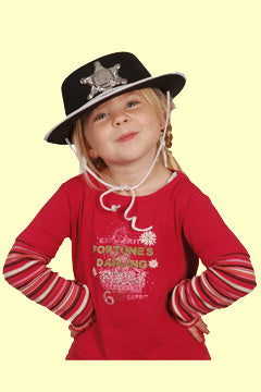 Cowboy-Hut Sheriff grau