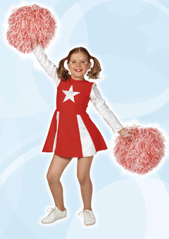 Cheerleader rot/weiß