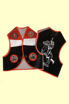 Cowboy-Weste Kunstleder