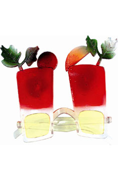 Cocktail-Glas Brille groß