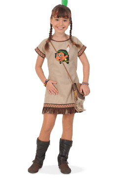 Indianerin Lani (Kleid) 104 + 116 + 128