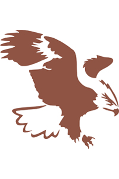 Adler Selbstklebe Schablone
