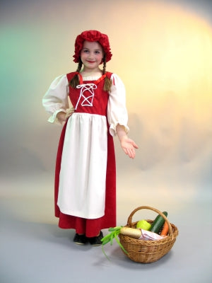 Bauernmädchen Rotkäppchen – Kleid