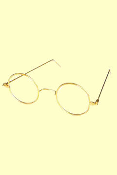 Brillengestell ohne Gläser Omas Nickelbrille