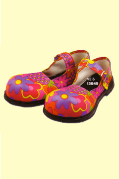 Clownschuhe Flower Power