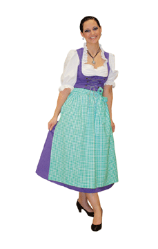 Dirndl lila 36 – Kleid