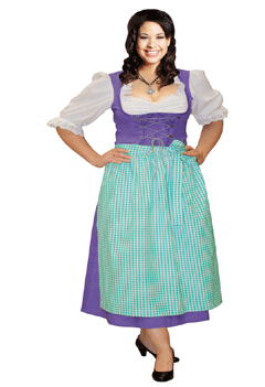 Dirndl lila fullcut 44 + 46 – Kleid