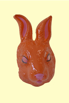 Hase Tiermaske für Kinder Hartplastik