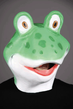 Frosch Überziehmaske
