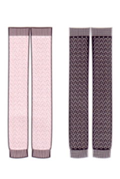 Beinwärmer ohne Fuß 45cm schwarz