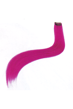 Haarsträhne Extension neon-violett zwei