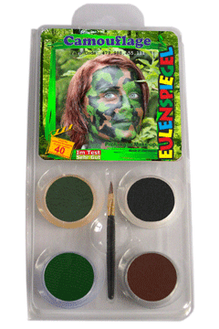 Camouflage Schmink Set