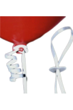 Ballon-Schnellverschlüsse m Halteband Stück