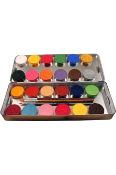 24 Farben metall-Palette