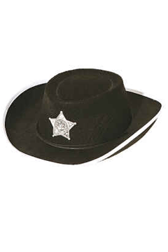 Cowboyhut,schwarz f Kinder