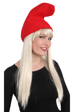 Bunte Wichtelmütze,rot