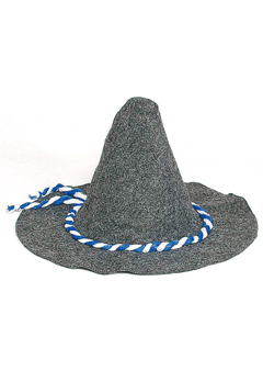 Bayernhut m blau-weißer Kordel