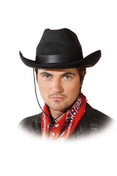 Cowboyhut John,schwarz