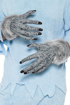 Werewolf Handschuh grau PVC