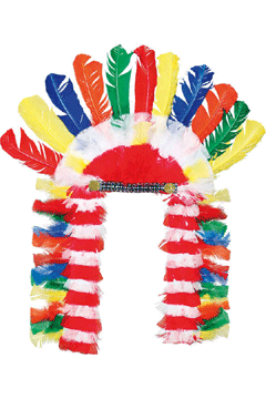 Indianerfederschmuck,groß