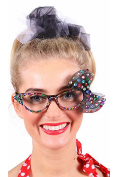 Dame Edna Brille Mix von Farben