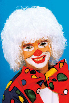Clown,weiß
