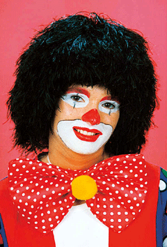 Clown,schwarz