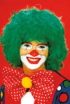 Clown,grün