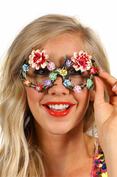 Brille Blume mix von Farben