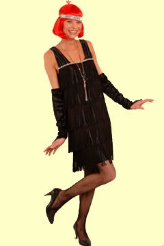 Charleston (Twenties) schwarz – Kleid