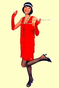 Charleston (Twenties) rot – Kleid