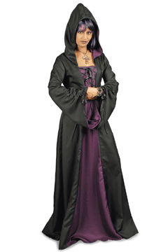 Artemia Kleid schwarz/lila